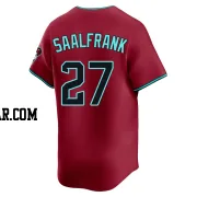 Andrew Saalfrank Men's Arizona Diamondbacks Red Limited Alternate Jersey