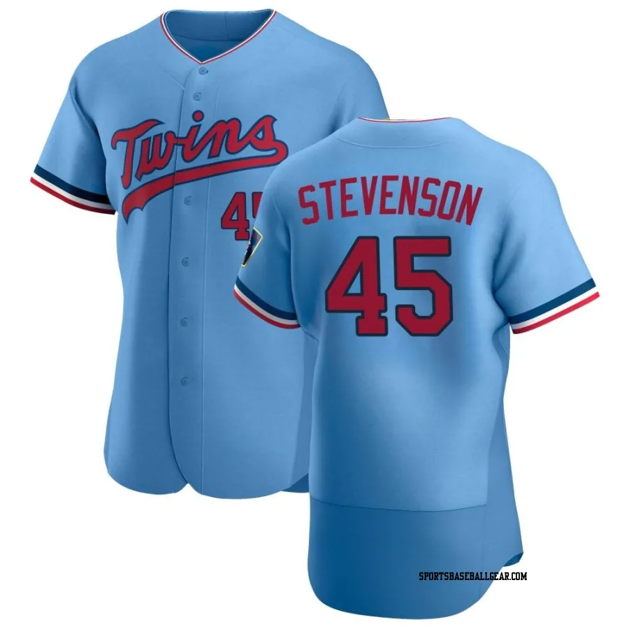 Andrew Stevenson Men's Minnesota Twins Light Blue Authentic Alternate Jersey