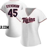 Andrew Stevenson Women's Minnesota Twins White Replica Home Jersey