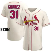 Andrew Suarez Men's St. Louis Cardinals Cream Authentic Alternate Jersey