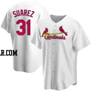 Andrew Suarez Men's St. Louis Cardinals White Replica Home Jersey