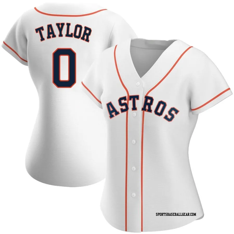 Andrew Taylor Women's Houston Astros White Authentic Home Jersey
