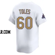 Andrew Toles Youth Los Angeles Dodgers Gold Limited White 2025 Collection Jersey
