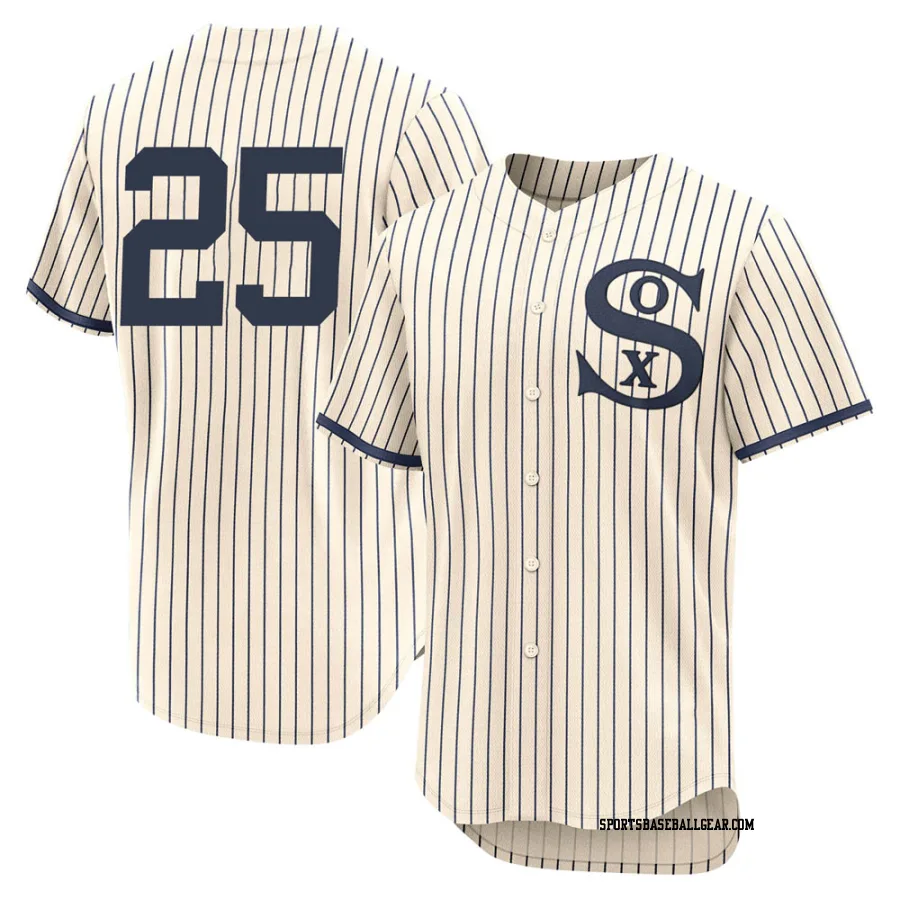 Andrew Vaughn Men's Chicago White Sox Cream Authentic 2021 Field of Dreams Jersey
