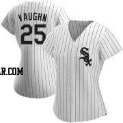 Andrew Vaughn Women's Chicago White Sox White Replica Home Jersey