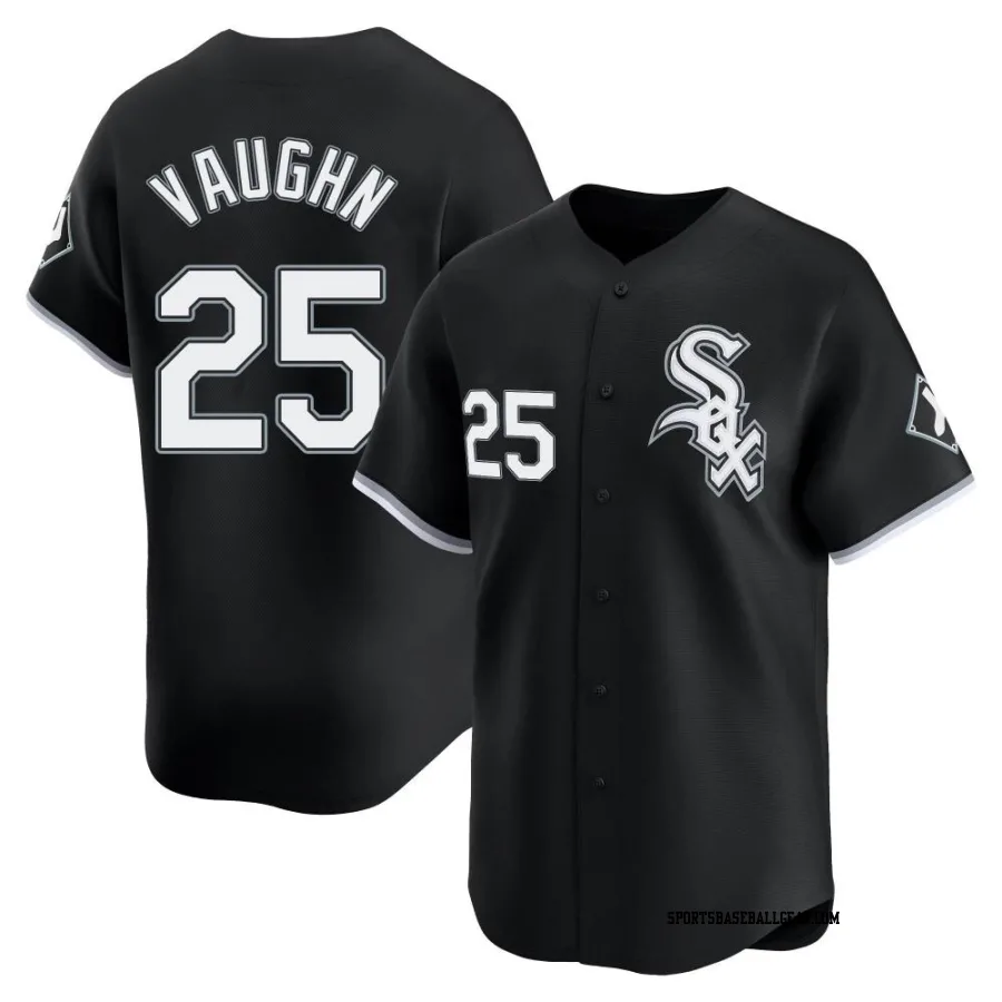 Andrew Vaughn Youth Chicago White Sox Black Limited Alternate Jersey