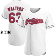 Andrew Walters Men's Cleveland Guardians White Authentic Home Jersey