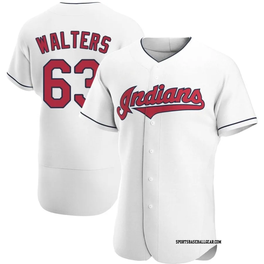 Andrew Walters Men's Cleveland Guardians White Authentic Home Jersey