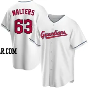 Andrew Walters Men's Cleveland Guardians White Replica Home Jersey