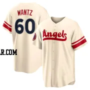 Andrew Wantz Men's Los Angeles Angels Cream Replica 2022 City Connect Jersey