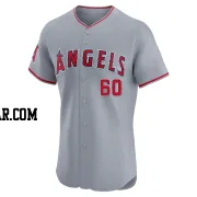 Andrew Wantz Men's Los Angeles Angels Gray Elite Road Jersey