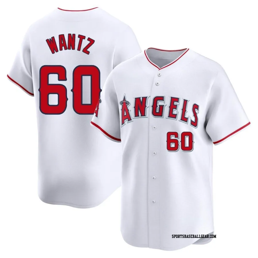Andrew Wantz Men's Los Angeles Angels White Limited Home Jersey