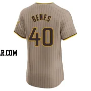 Andy Benes Men's San Diego Padres Brown Elite Alternate Jersey