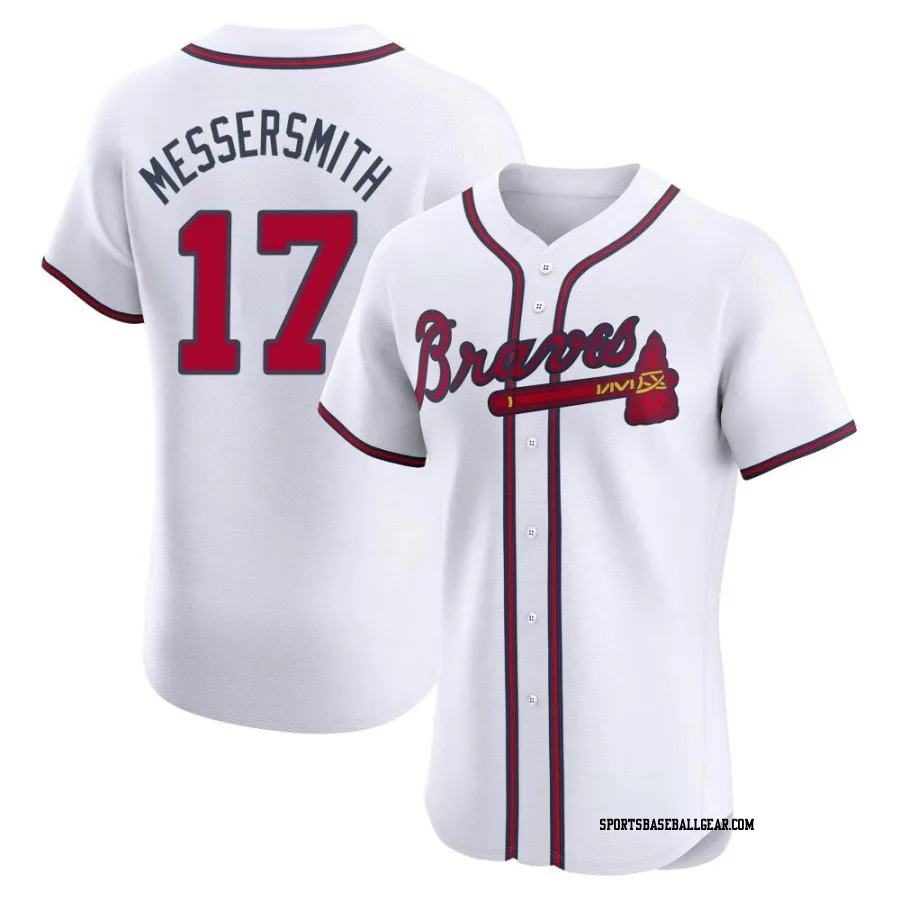 Andy Messersmith Men's Atlanta Braves White Elite Home Jersey
