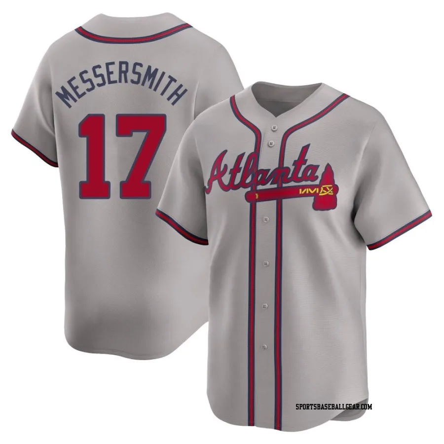 Andy Messersmith Youth Atlanta Braves Gray Limited Away Jersey