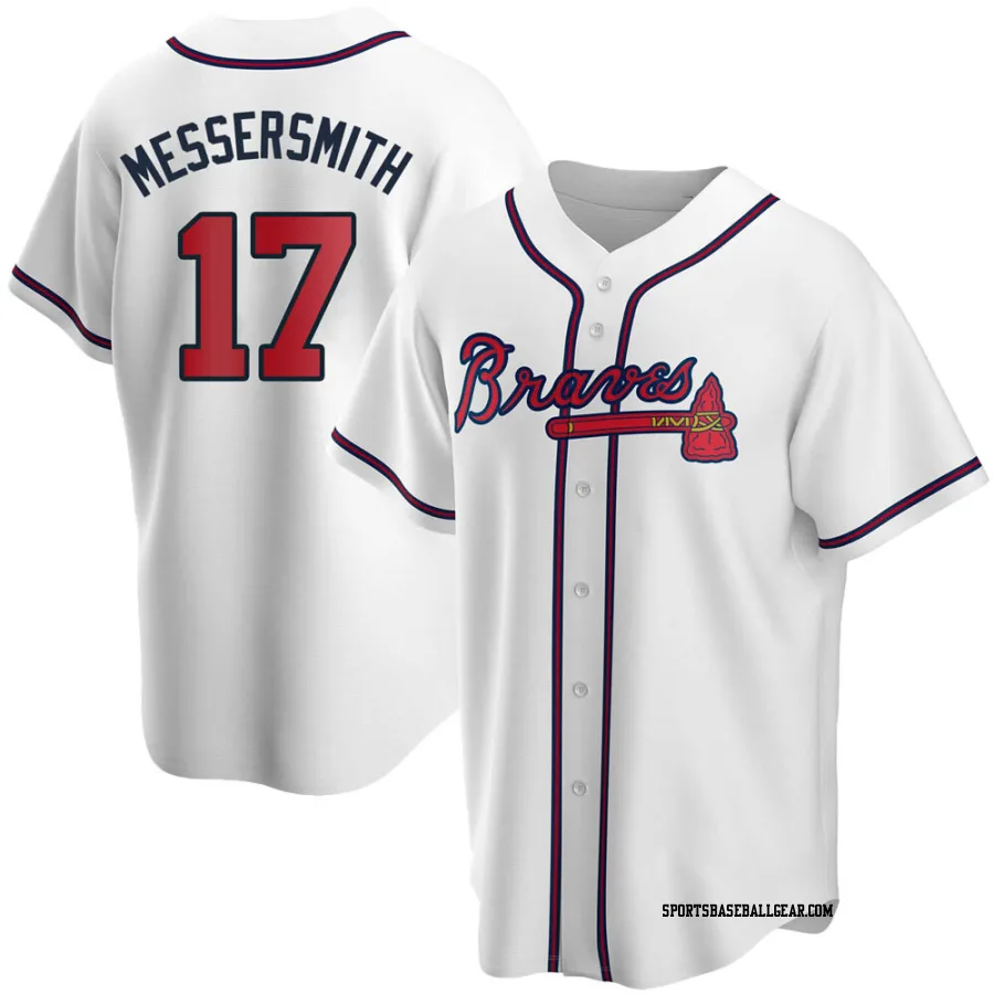 Andy Messersmith Youth Atlanta Braves White Replica Home Jersey