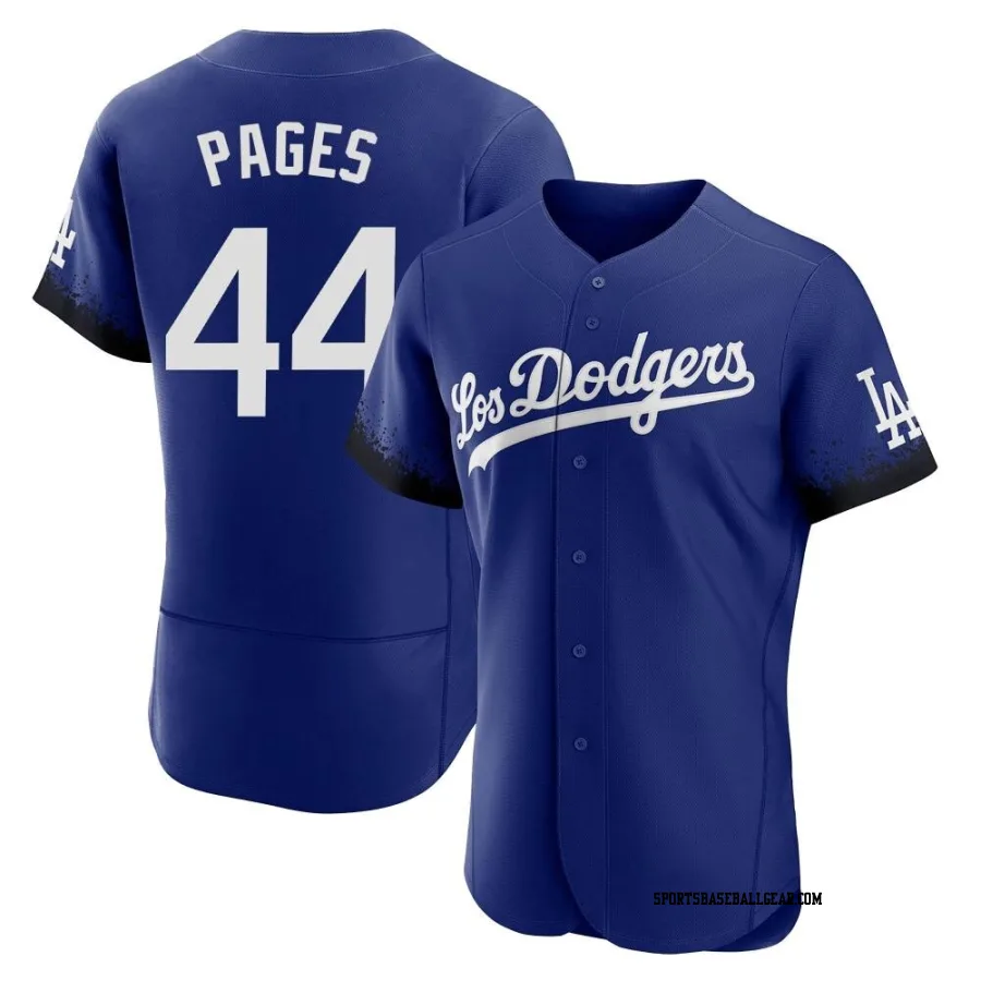 Andy Pages Men's Los Angeles Dodgers Royal Authentic 2021 City Connect Jersey