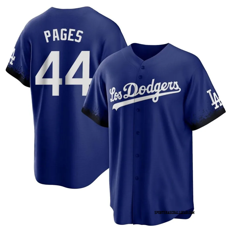 Andy Pages Men's Los Angeles Dodgers Royal Replica 2021 City Connect Jersey