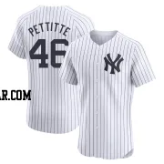 Andy Pettitte Men's New York Yankees White Elite Home Jersey
