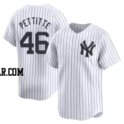 Andy Pettitte Men's New York Yankees White Limited Yankee Home Jersey