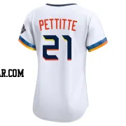 Andy Pettitte Women's Houston Astros White Limited 2025 City Connect Jersey
