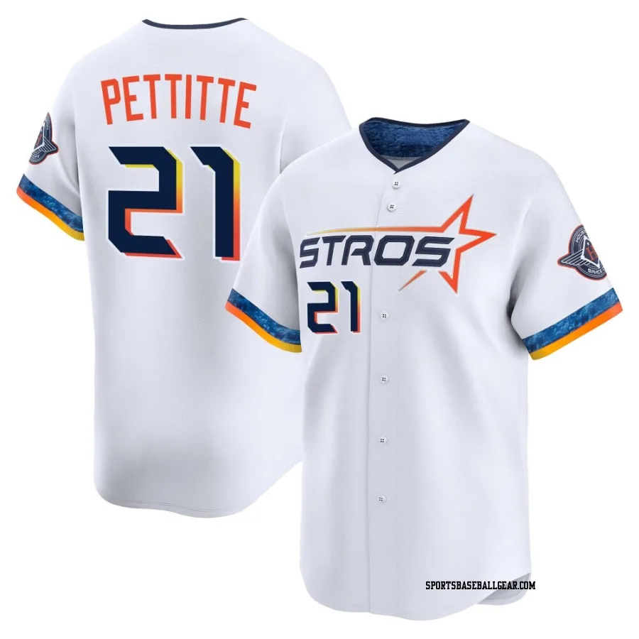 Andy Pettitte Youth Houston Astros White Limited 2025 City Connect Jersey