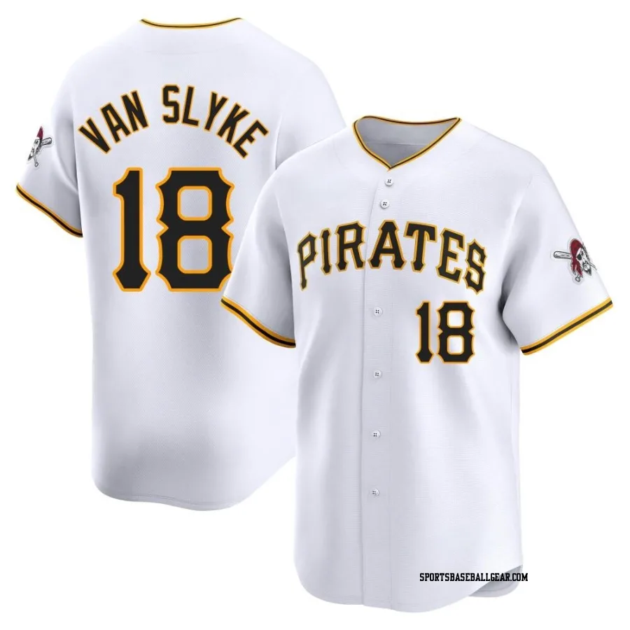 Andy Van Slyke Men's Pittsburgh Pirates White Limited Home Jersey