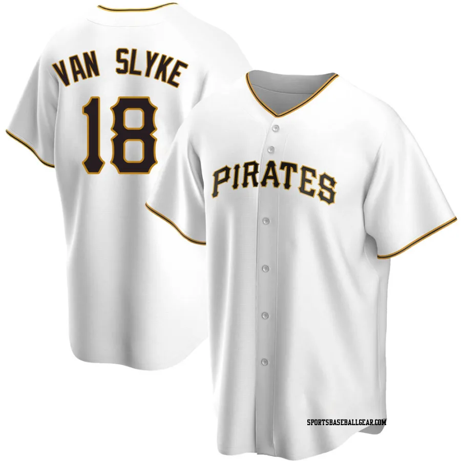 Andy Van Slyke Youth Pittsburgh Pirates White Replica Home Jersey