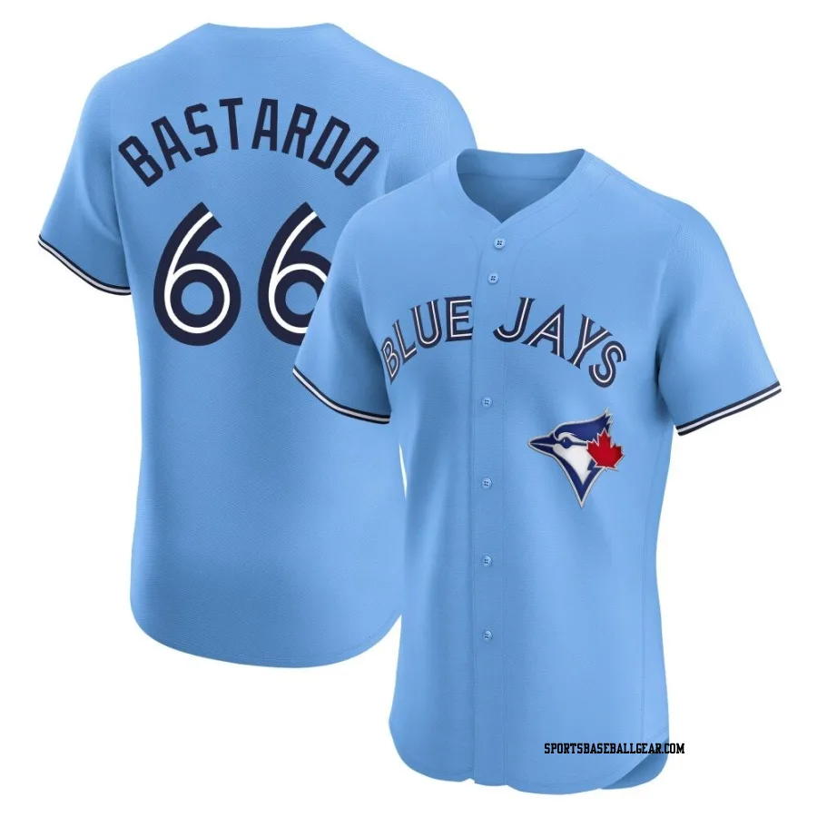 Angel Bastardo Men's Toronto Blue Jays Blue Elite Powder Alternate Jersey