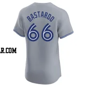 Angel Bastardo Men's Toronto Blue Jays Gray Elite Road Jersey