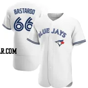 Angel Bastardo Men's Toronto Blue Jays White Authentic Home Jersey