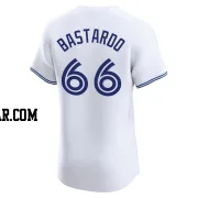 Angel Bastardo Men's Toronto Blue Jays White Elite Home Jersey
