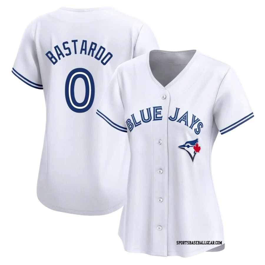 Angel Bastardo Women's Toronto Blue Jays White Limited Home Jersey