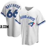 Angel Bastardo Youth Toronto Blue Jays White Replica Home Cooperstown Collection Jersey