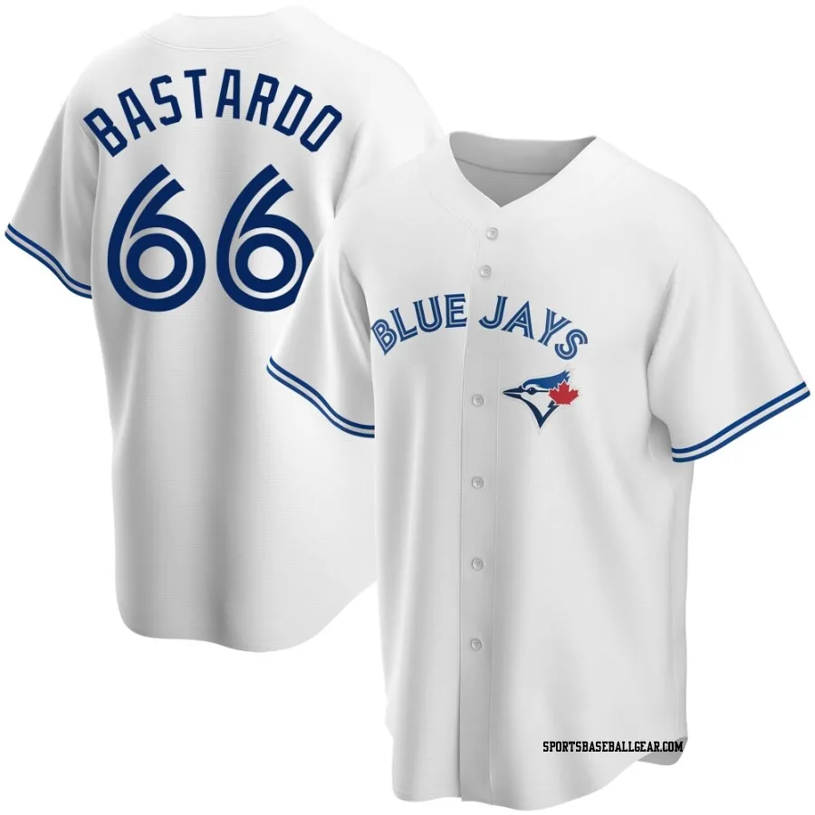 Angel Bastardo Youth Toronto Blue Jays White Replica Home Jersey