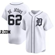Angel De Jesus Men's Detroit Tigers White Limited Home Jersey