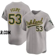 Angel Felipe Men's Oakland Athletics Gray Limited Away Jersey