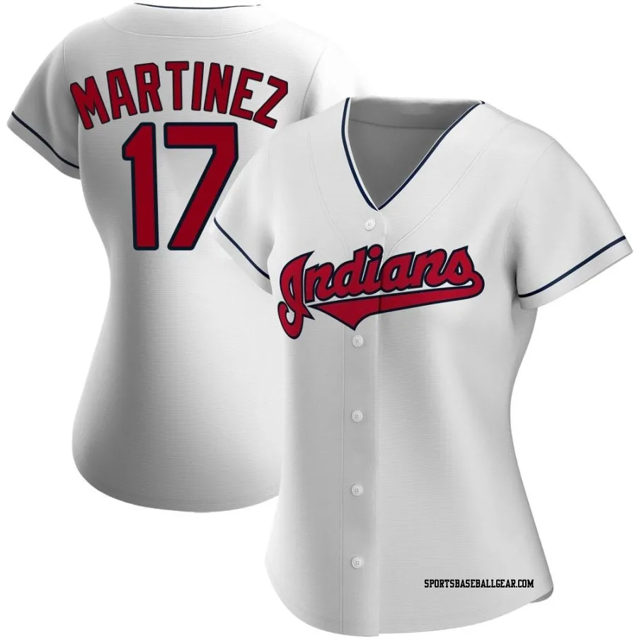 Angel Martinez Women's Cleveland Guardians White Authentic Home Jersey