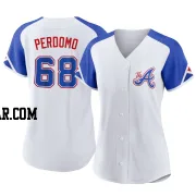 Angel Perdomo Women's Atlanta Braves White Authentic 2023 City Connect Jersey