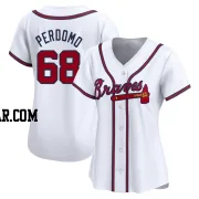 Angel Perdomo Women's Atlanta Braves White Limited Home Jersey