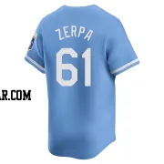 Angel Zerpa Men's Kansas City Royals Light Blue Limited Alternate Jersey