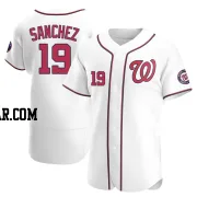 Anibal Sanchez Men's Washington Nationals White Authentic Home Jersey
