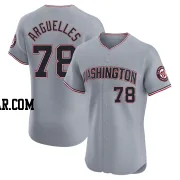 Anthony Arguelles Men's Washington Nationals Gray Elite Road Jersey