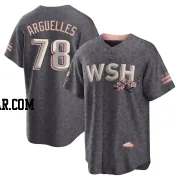 Anthony Arguelles Men's Washington Nationals Gray Replica 2022 City Connect Jersey