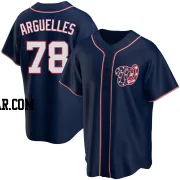 Anthony Arguelles Men's Washington Nationals Navy Replica Alternate Team Jersey