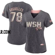 Anthony Arguelles Women's Washington Nationals Gray Authentic 2022 City Connect Jersey