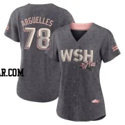 Anthony Arguelles Women's Washington Nationals Gray Replica 2022 City Connect Jersey
