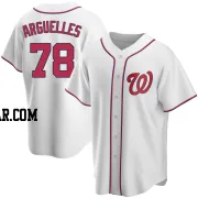 Anthony Arguelles Youth Washington Nationals White Replica Home Jersey