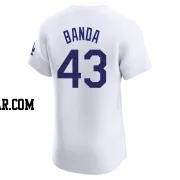 Anthony Banda Men's Los Angeles Dodgers White Elite Home Jersey