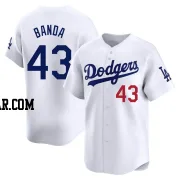 Anthony Banda Men's Los Angeles Dodgers White Limited Home Jersey